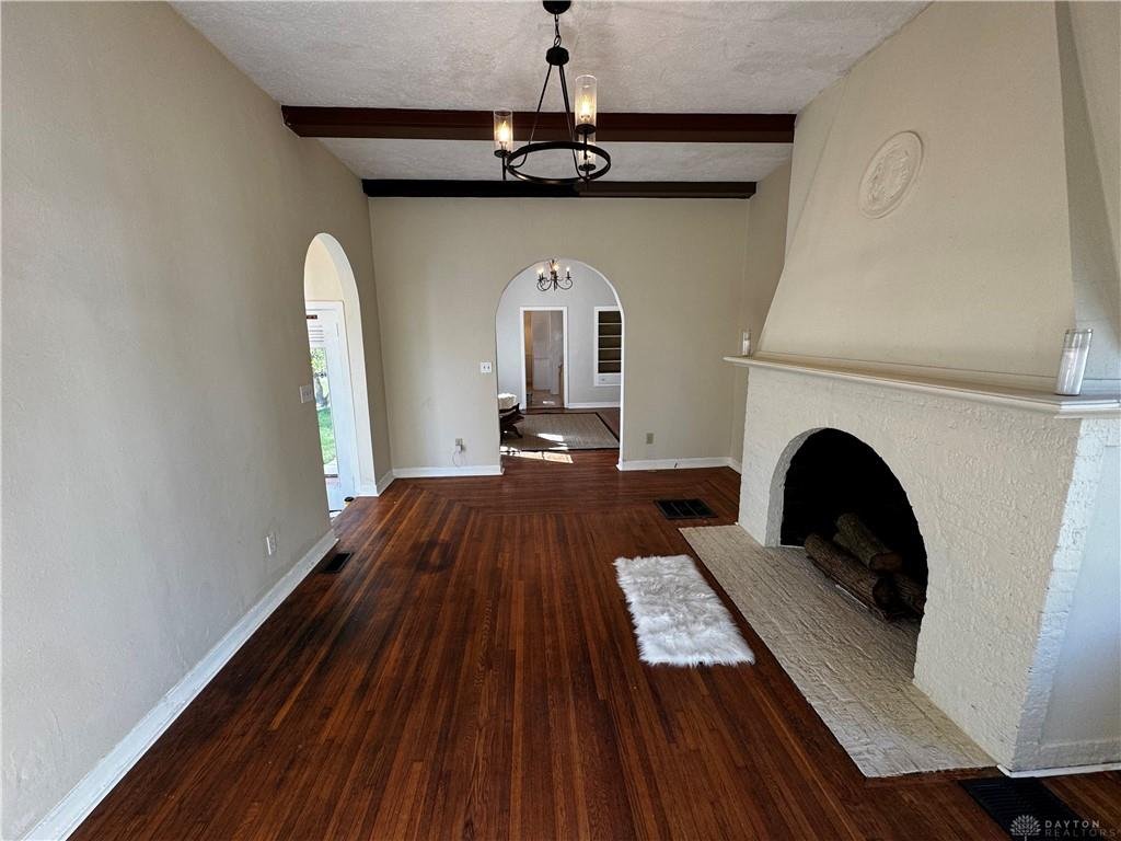 Living Room at 1529 N Euclid, Dayton
