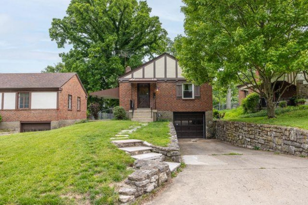 Front exterior of the brick home at 340 E Melford Avenue in Harrison Township