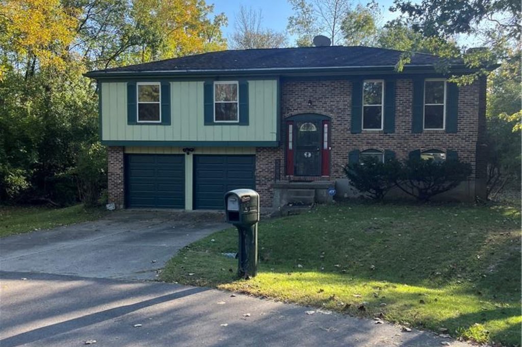 Front exterior of the house at 4001 Belmore in Trotwood